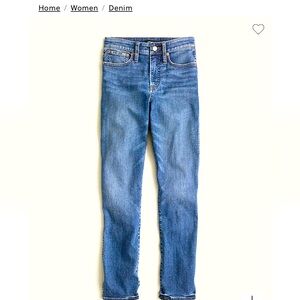 J. Crew Curvy Vintage Slim Straight in Surf Wash 28 EUC SOLD OUT ONLINE